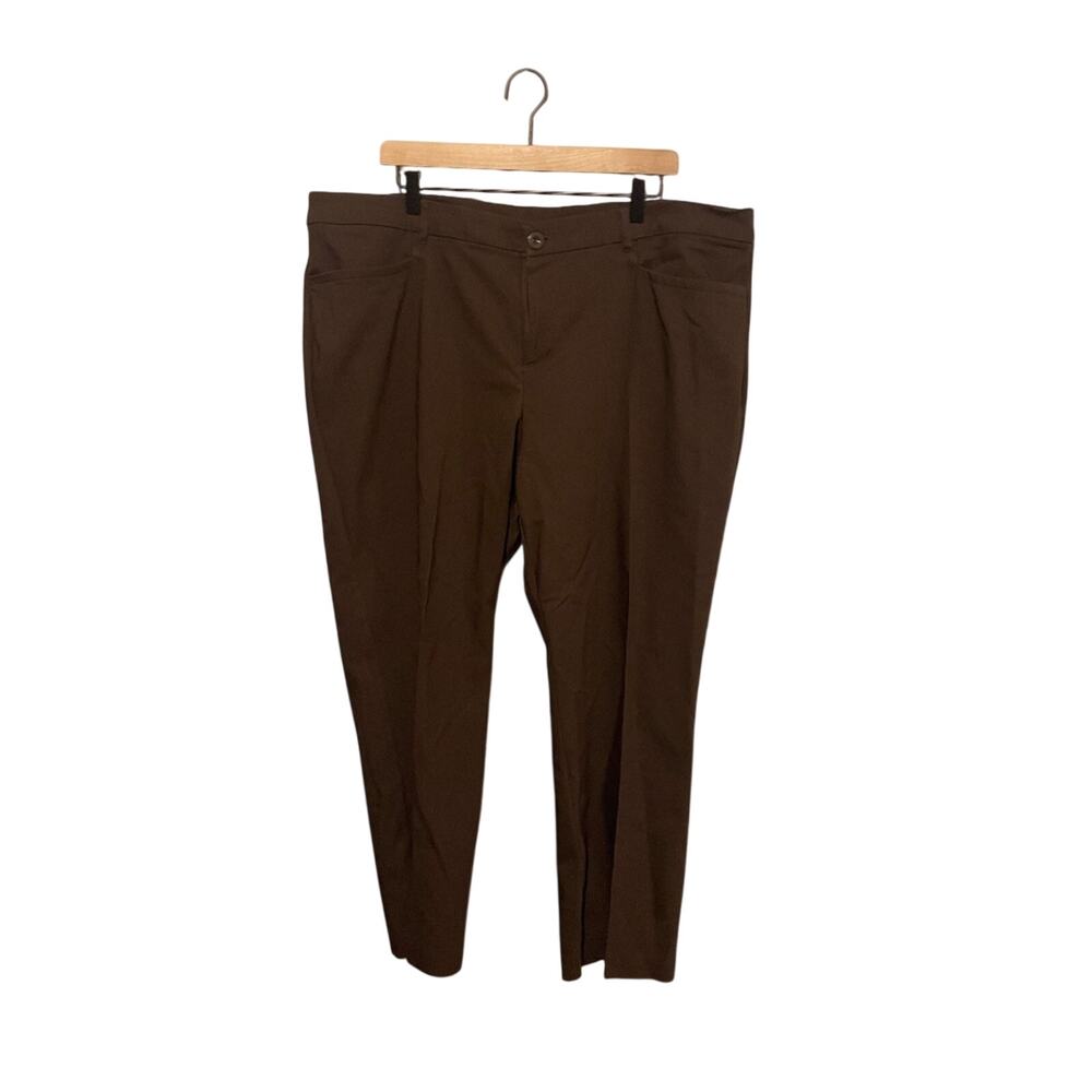 CJ Banks women’s size 20 W brown trousers